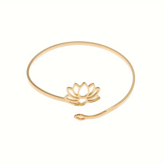 Bracelet Jonc Fleur de Lotus N°3