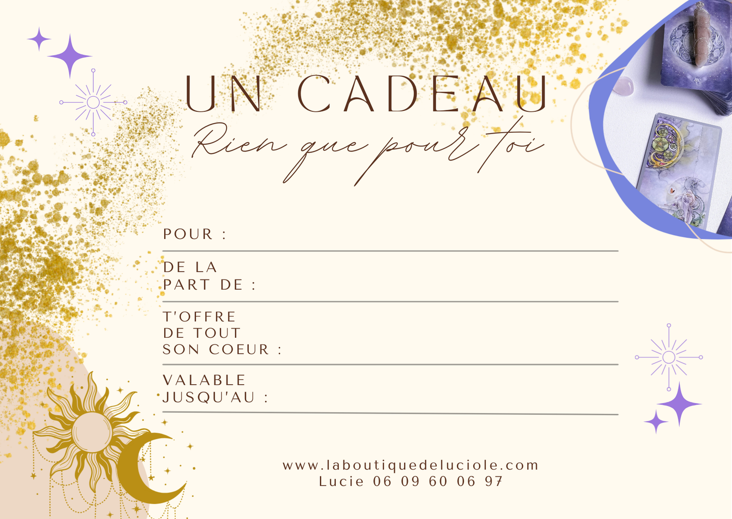 Carte cadeau Luciole