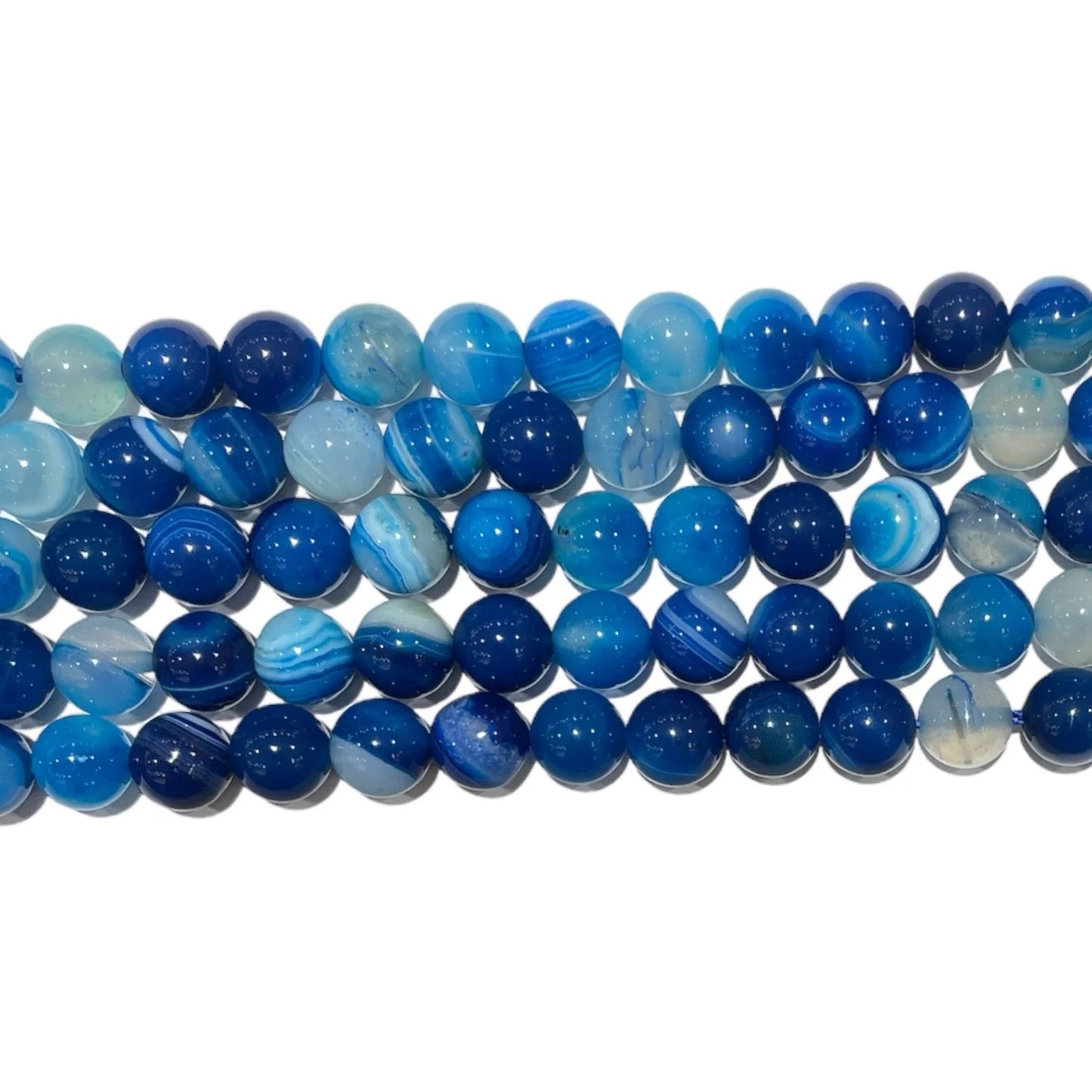 Bracelet Agate Bleue