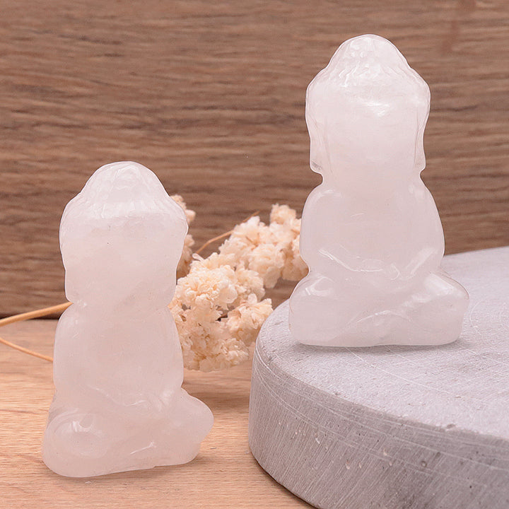 Bouddha Cristal de Roche