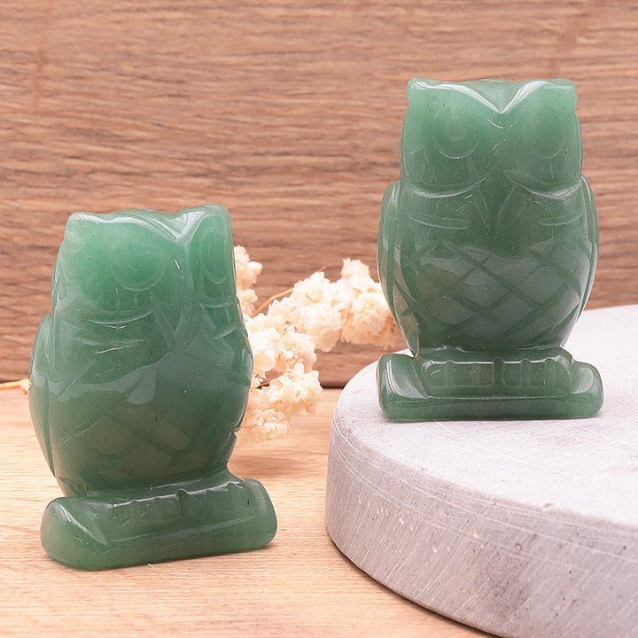 Chouette Aventurine Verte