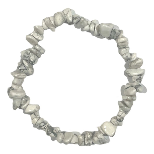Bracelet Howlite Blanche A