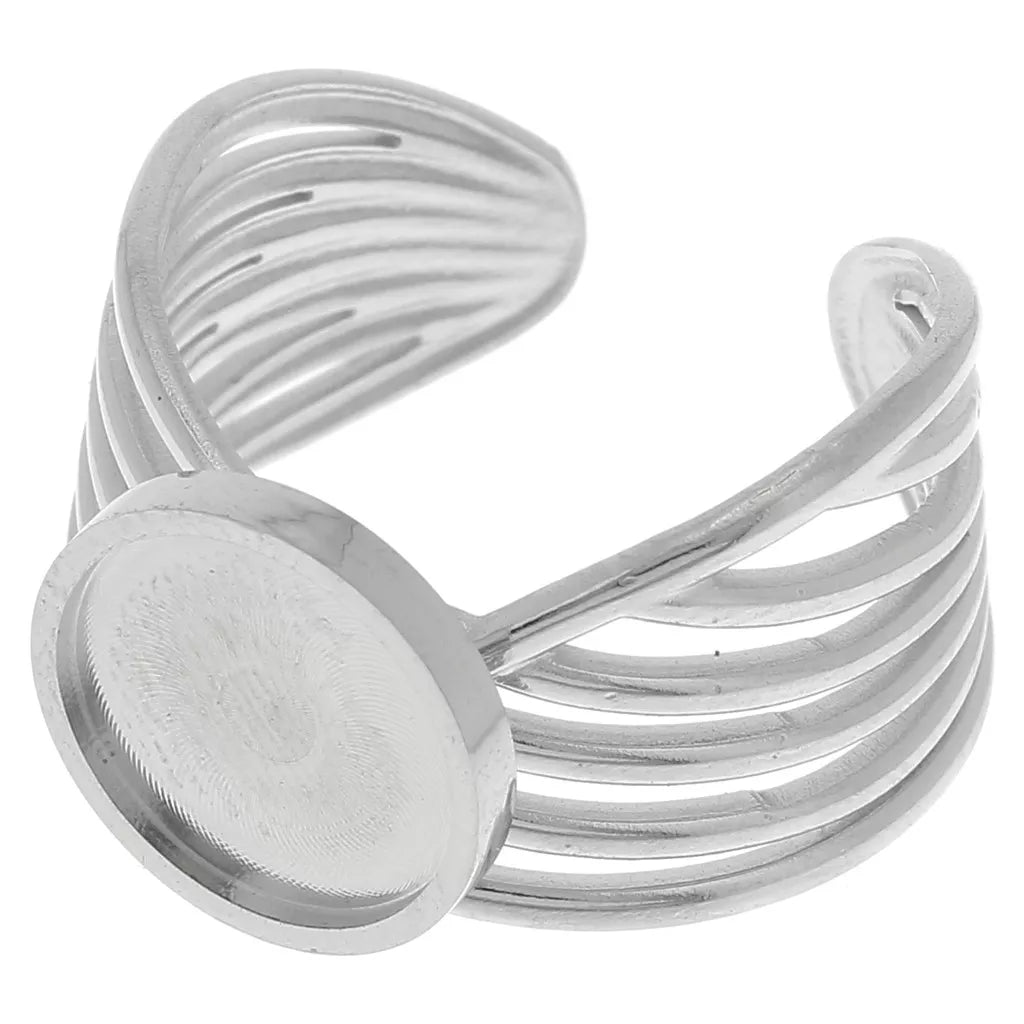 Bague Ines (ovale et ronde)