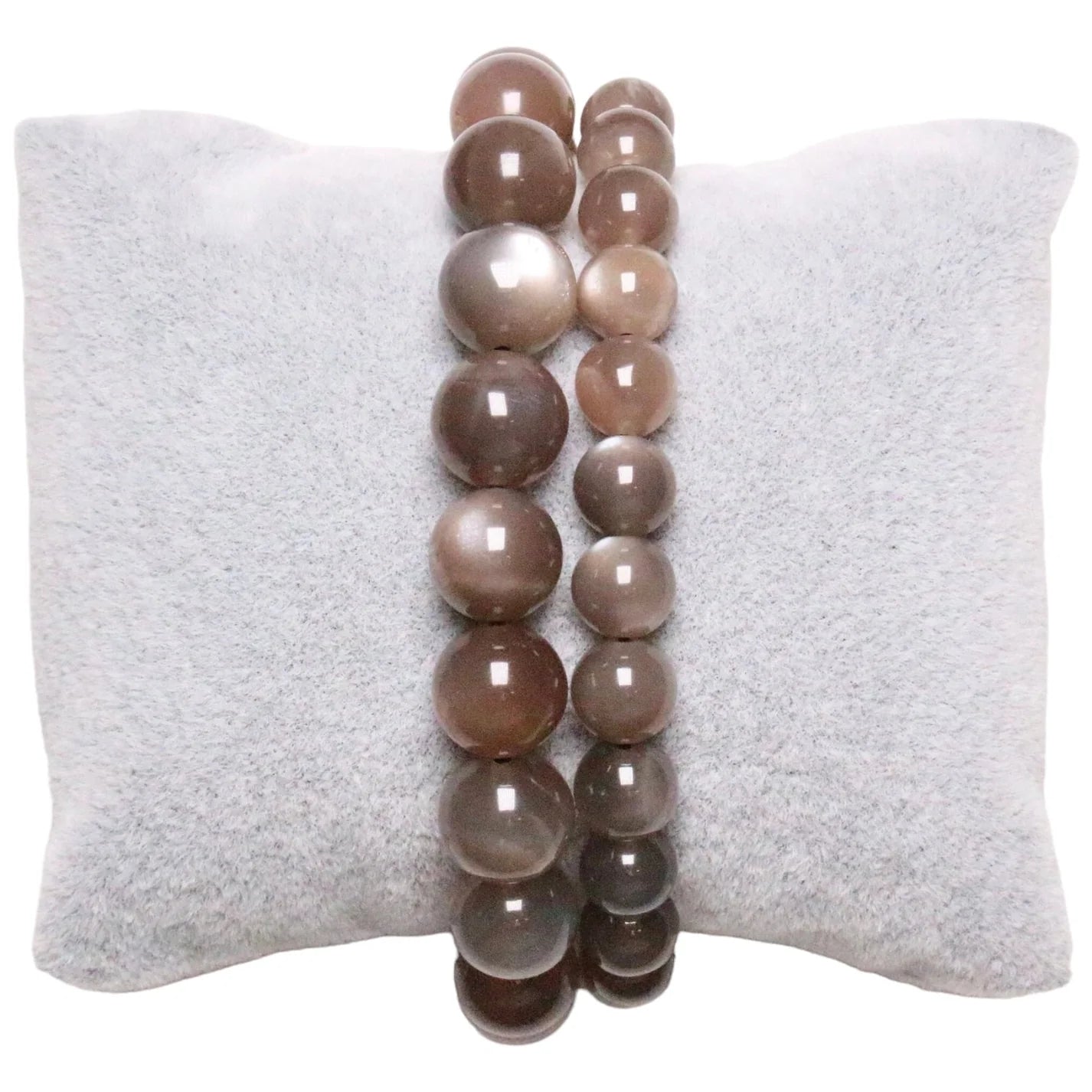 Bracelet Pierre de Lune Noire AAA