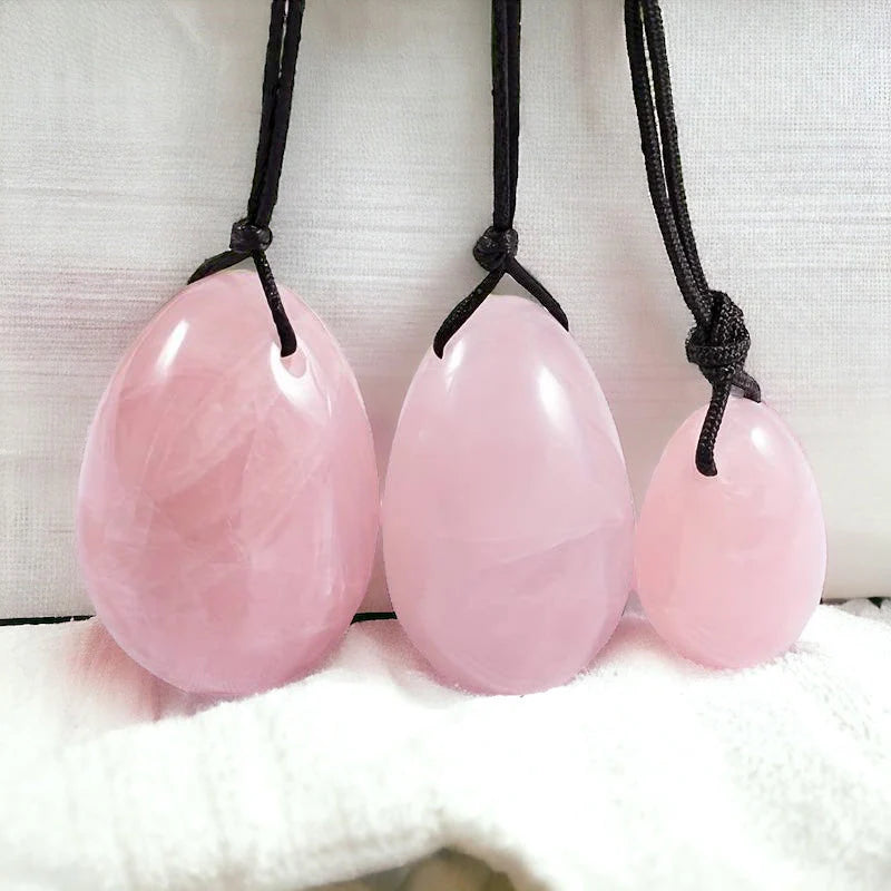 Oeufs de Yoni Quartz Rose