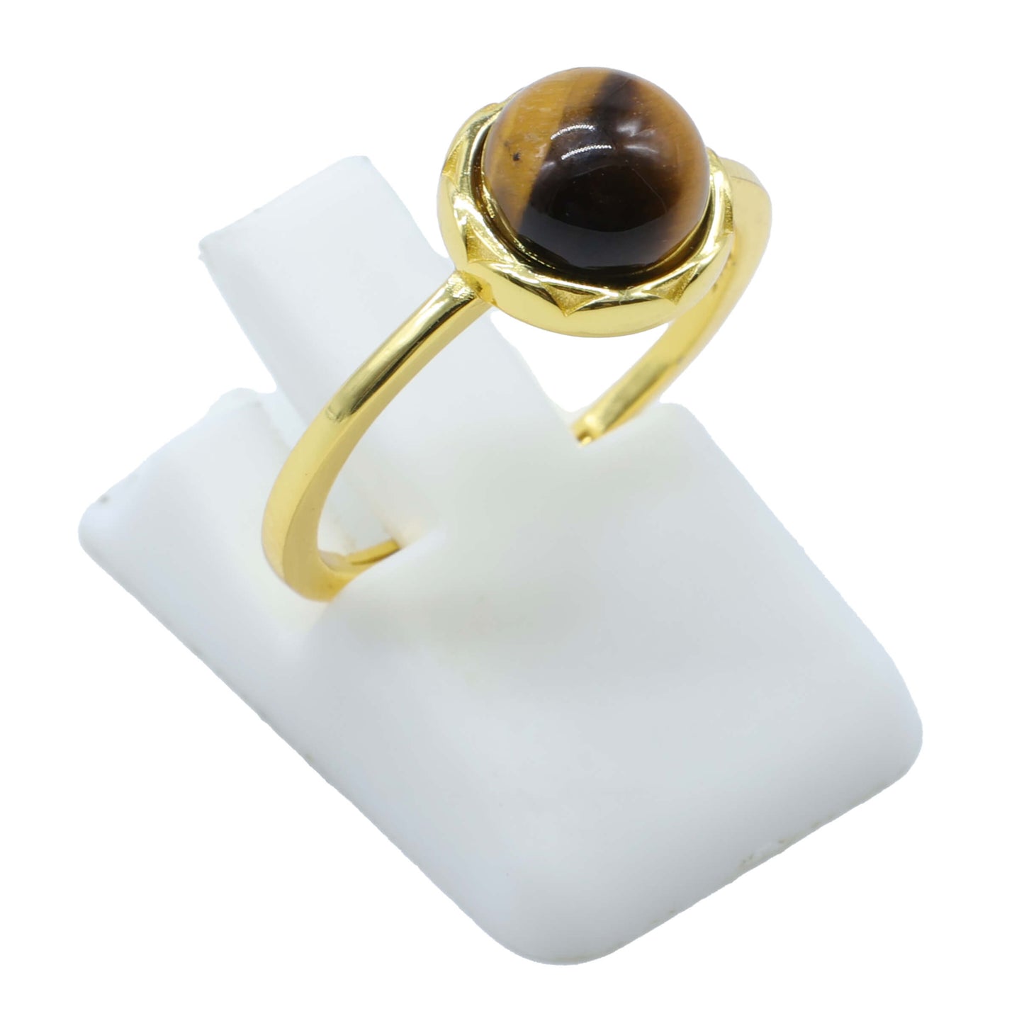Bague Ronde Argent 925 Plaquée Or