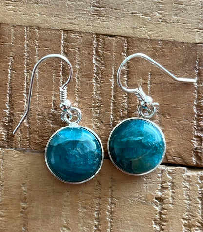 Dormeuses Apatite serties