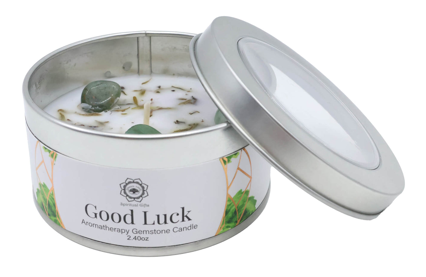 Bougies Fleurs Sacrées et Pierres Naturelles