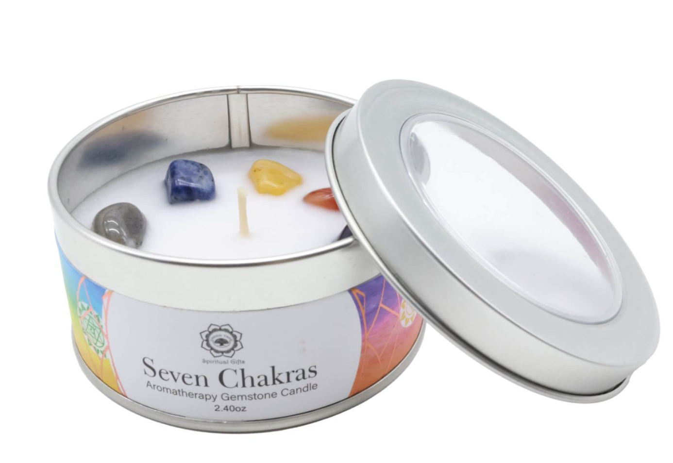 Bougies Fleurs Sacrées et Pierres Naturelles