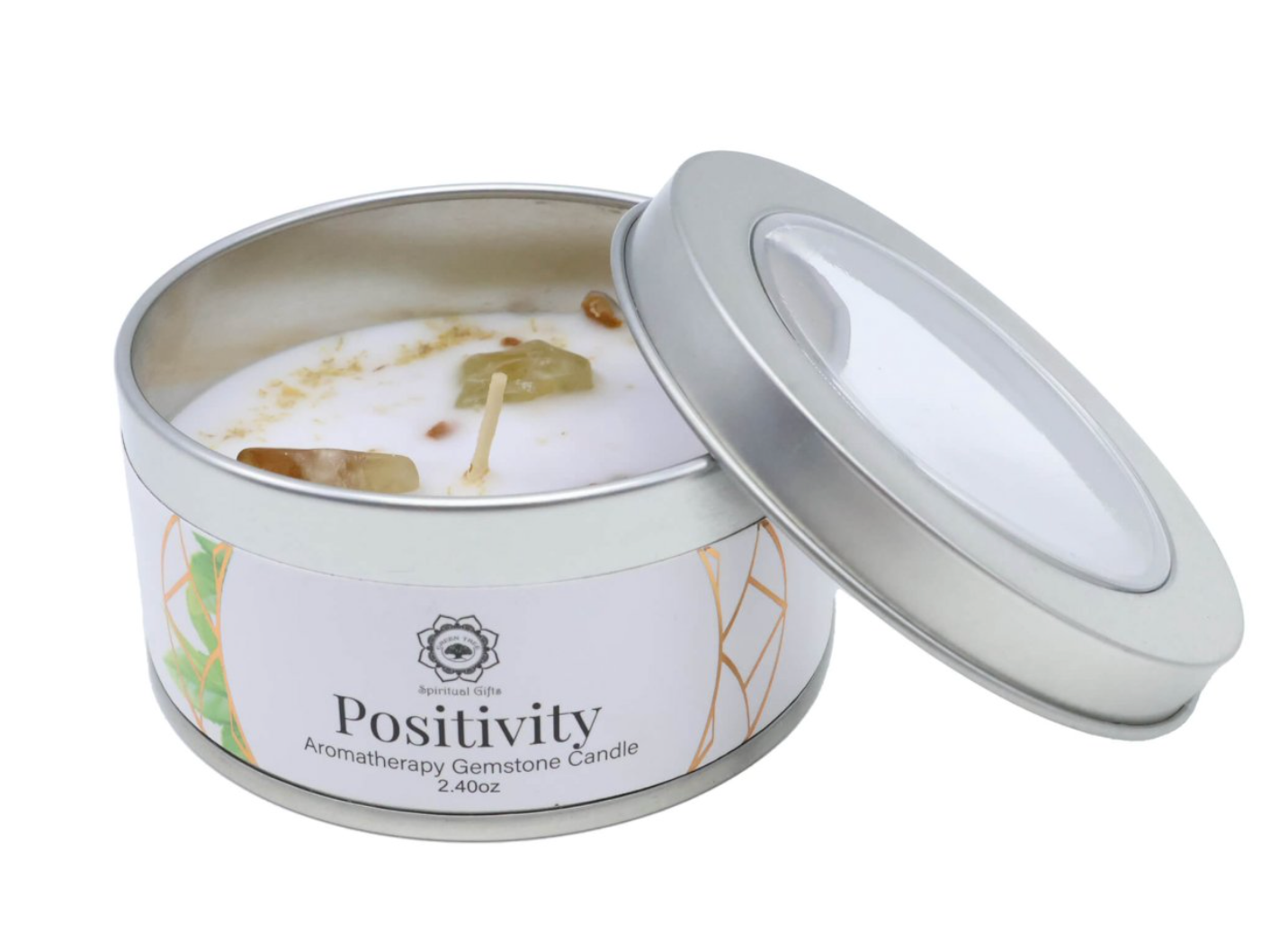 Bougies Fleurs Sacrées et Pierres Naturelles