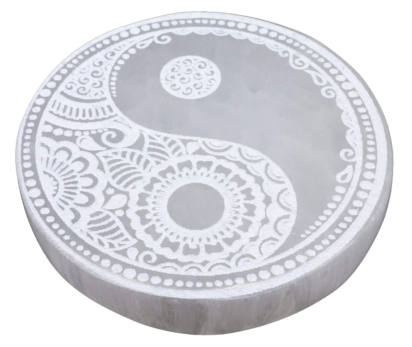 Plaque en Sélénite YIN YANG