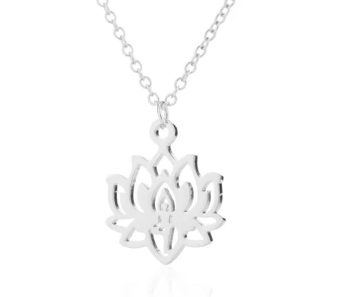 Pendentif Lotus Yoga N°8