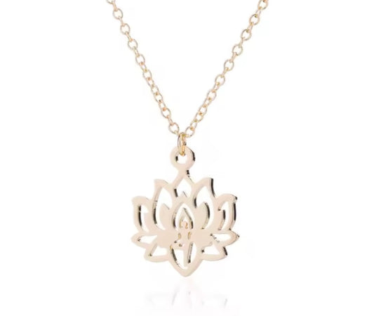 Pendentif Lotus Yoga N°8