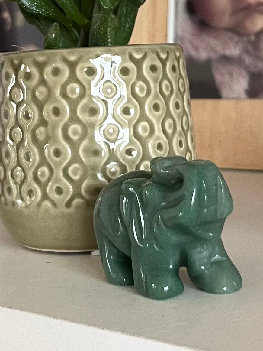 Eléphant Aventurine Verte