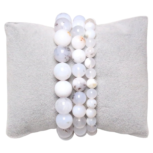 Bracelet Opale Blanche