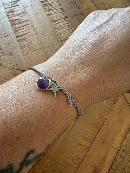 Bracelet Lueur Céleste Améthyste