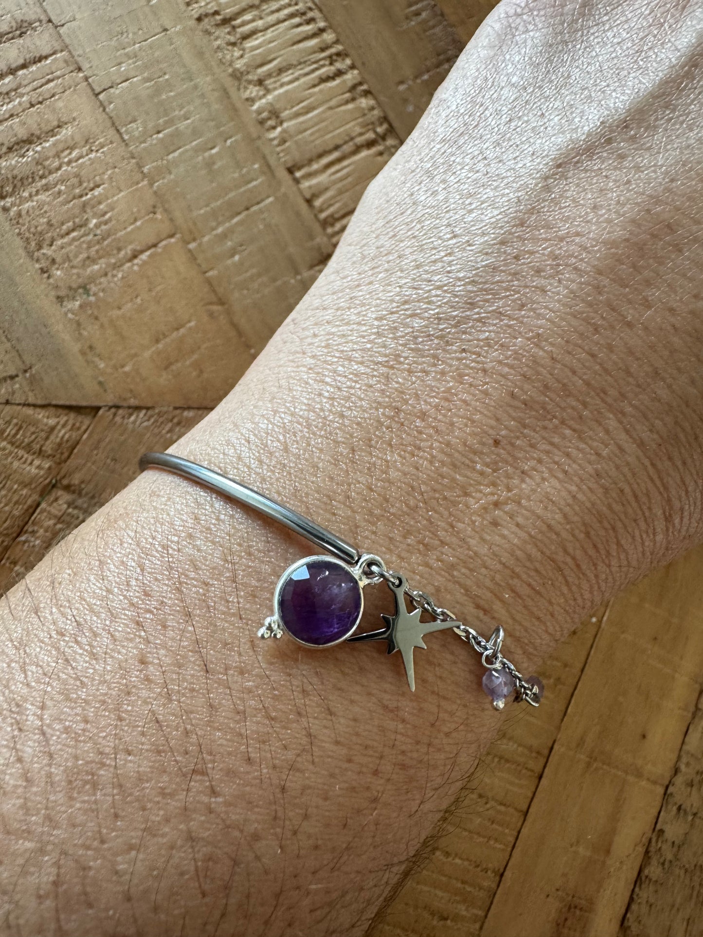 Bracelet Lueur Céleste Améthyste