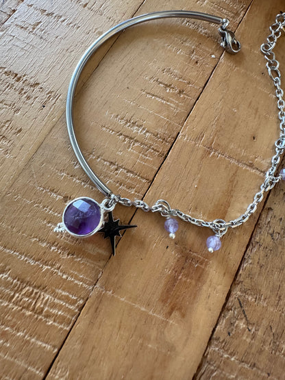 Bracelet Lueur Céleste Améthyste