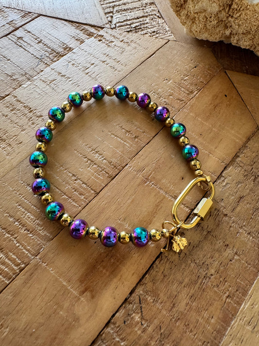 Bracelet Éclat d’orage Hématite