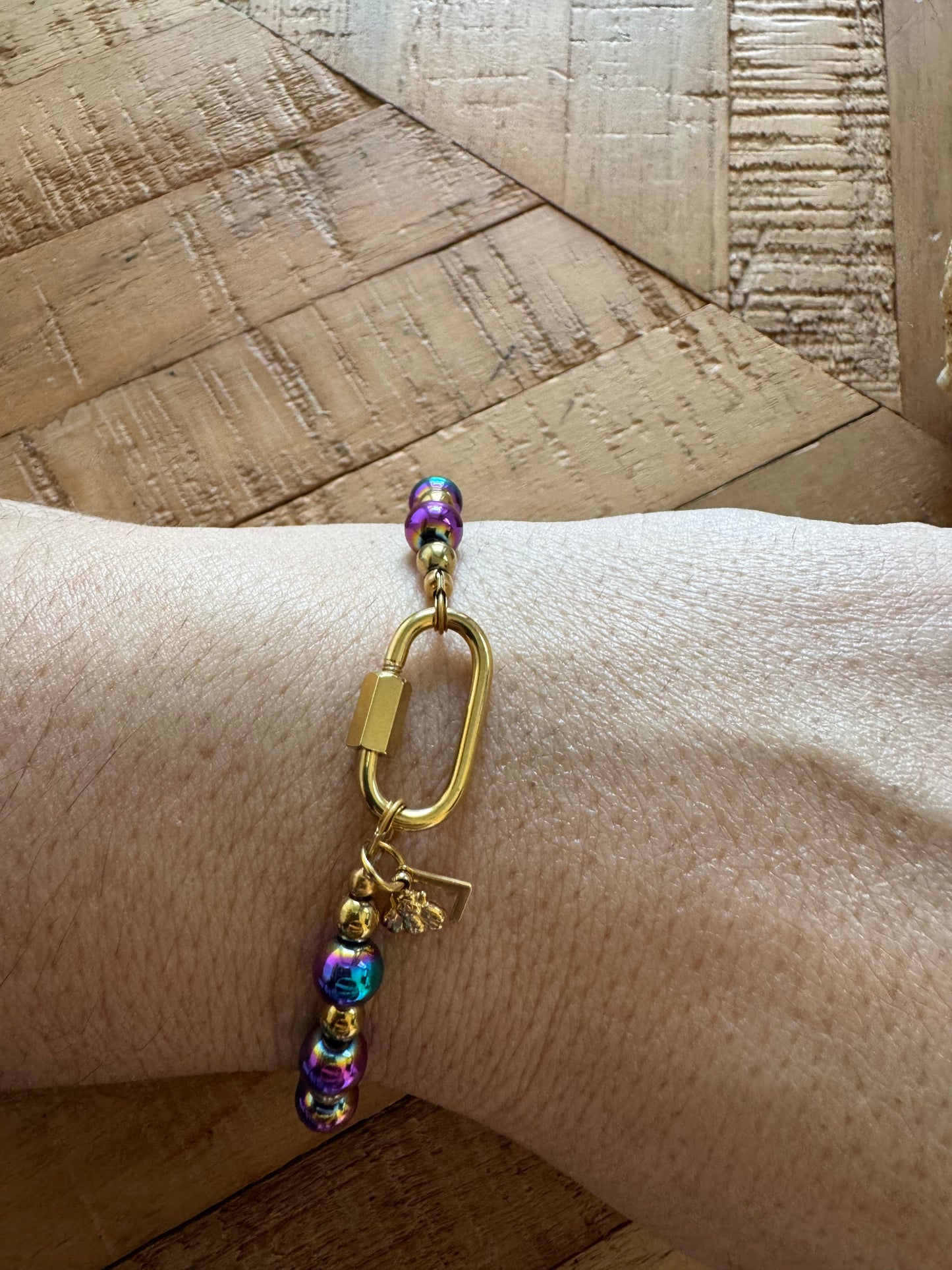 Bracelet Éclat d’orage Hématite