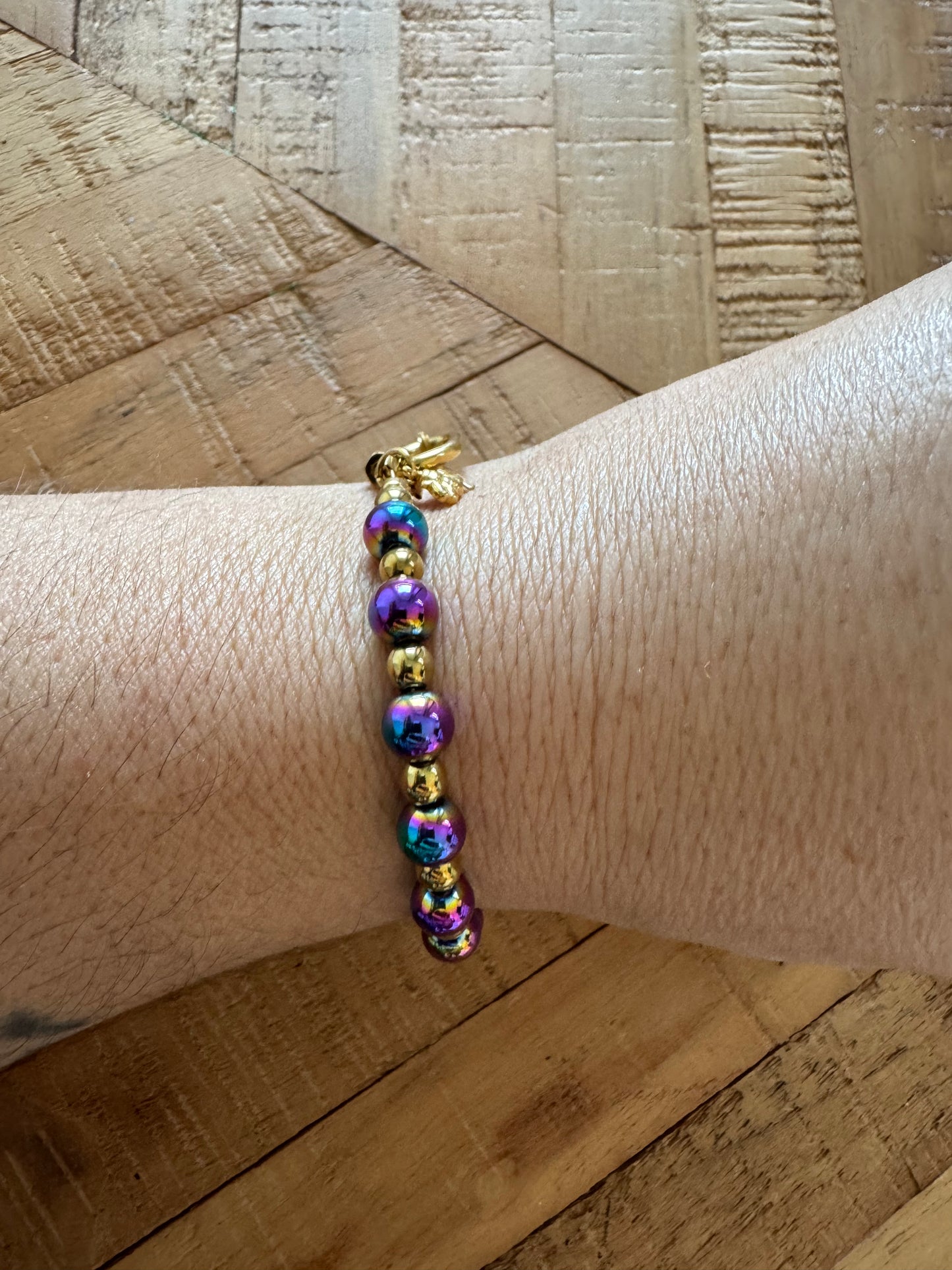Bracelet Éclat d’orage Hématite