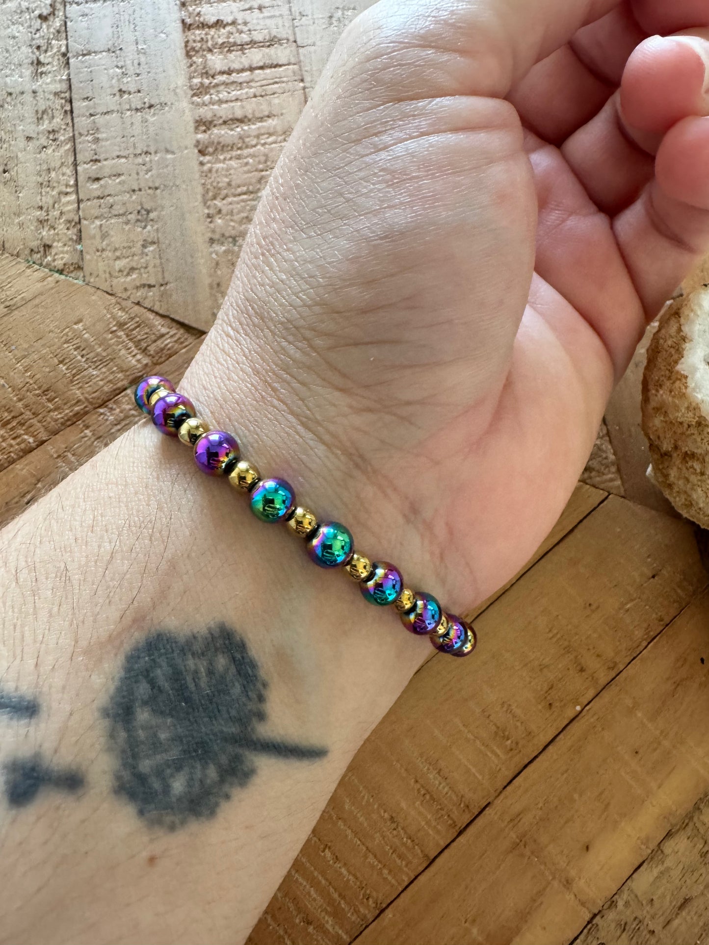 Bracelet Éclat d’orage Hématite