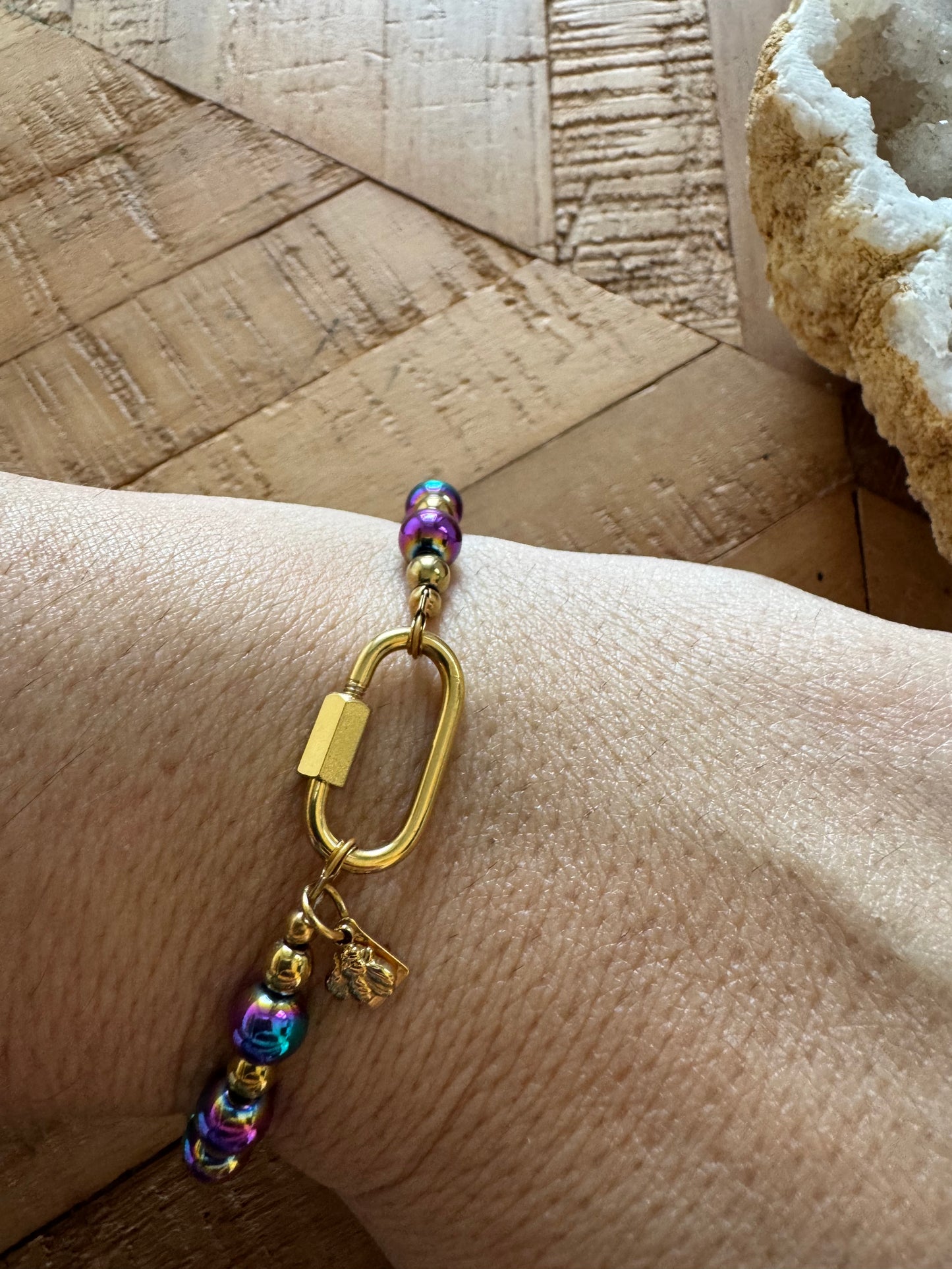 Bracelet Éclat d’orage Hématite