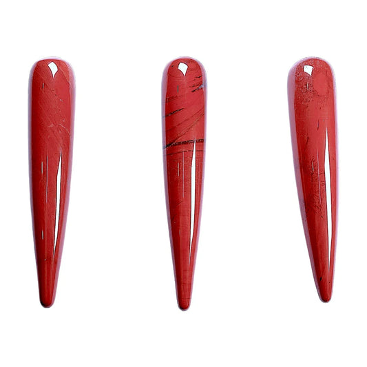 Bâton de massage en Jaspe Rouge