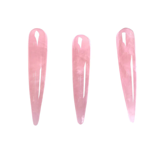 Bâton de massage en Quartz Rose