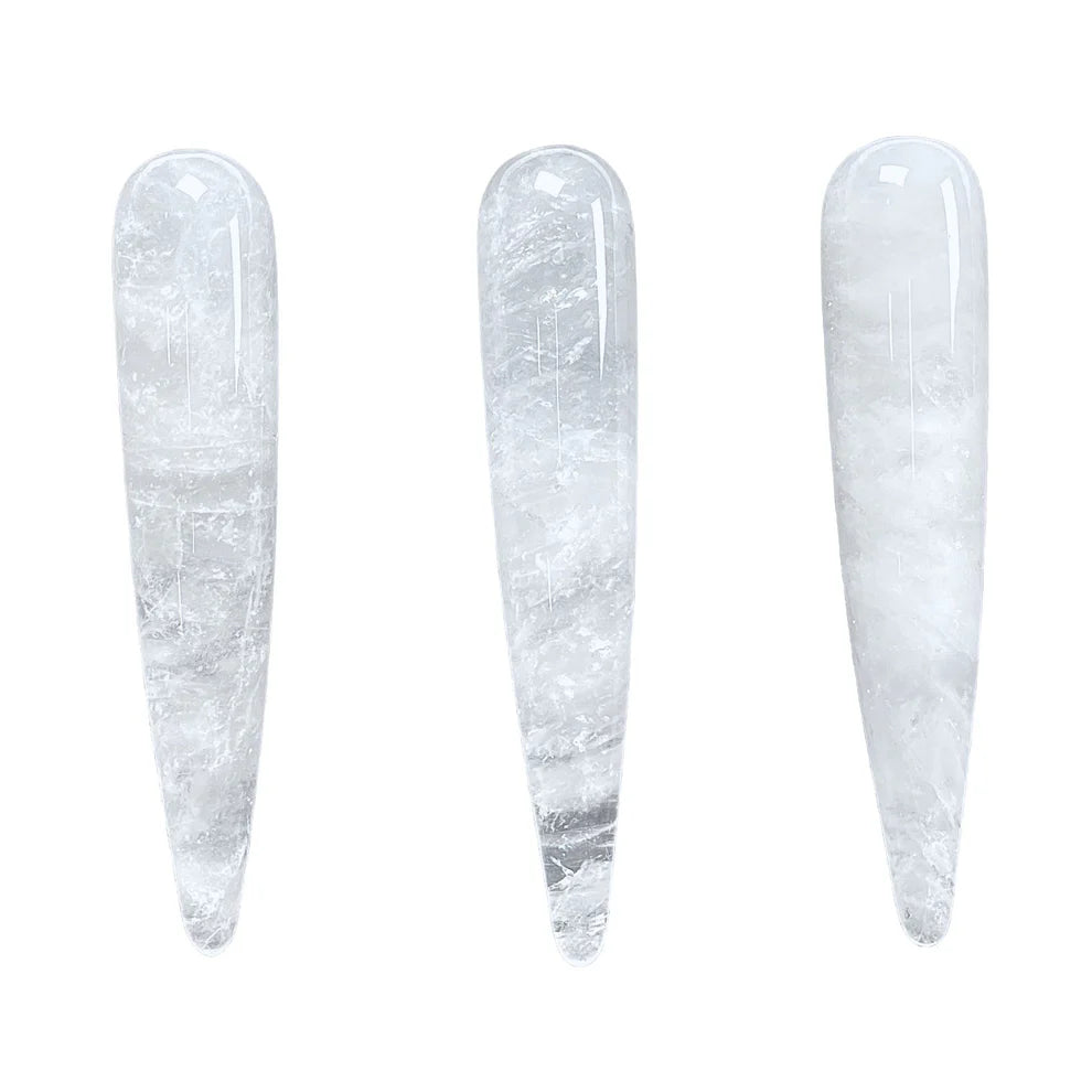 Bâton de massage en Cristal de Roche