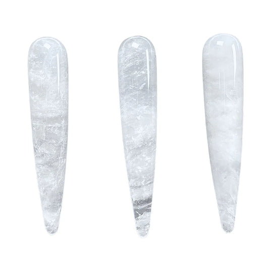 Bâton de massage en Cristal de Roche