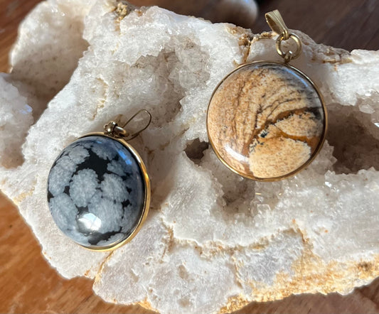 Pendentif Lily Rond