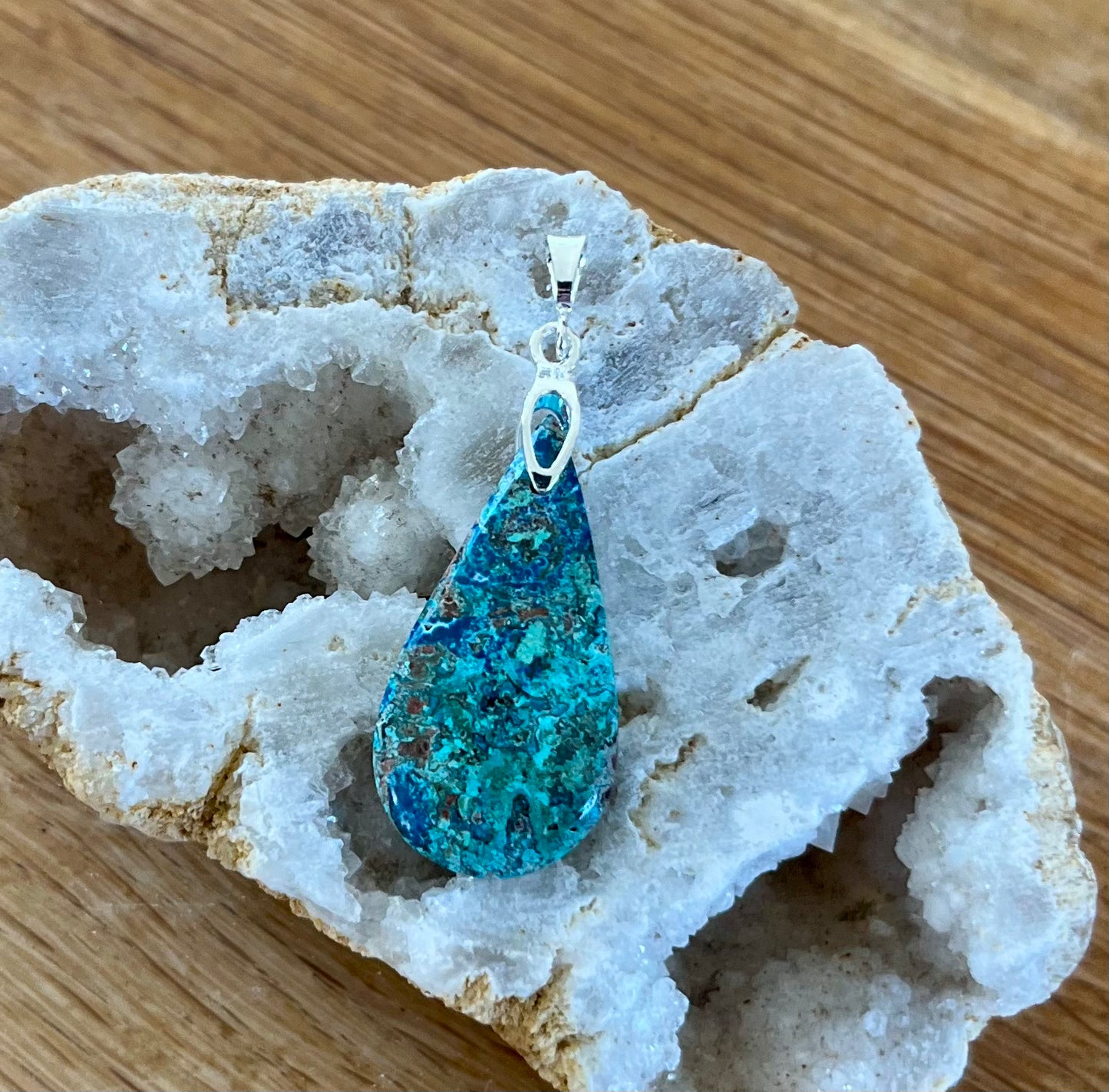 Pendentif Shattuckite Argent 925