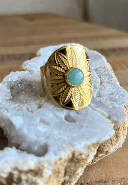 Bague Amazone Dorée (52 à 58)