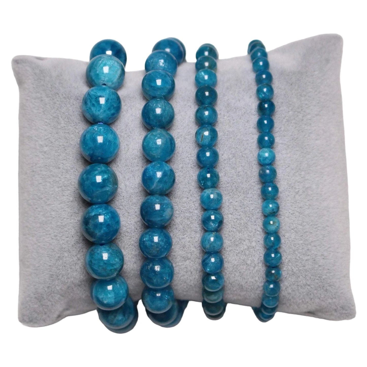 Bracelet Apatite bleue AA+