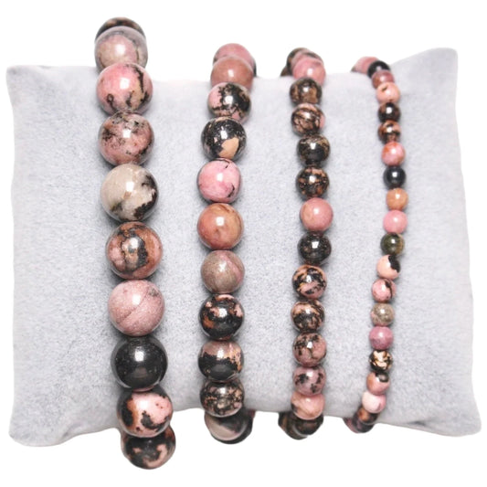 Bracelet Rhodonite zébrée A