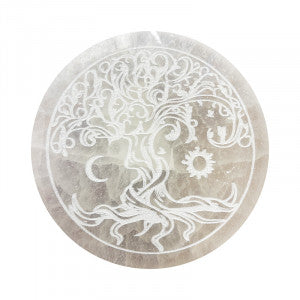 Plaque en Sélénite ARBRE de VIE