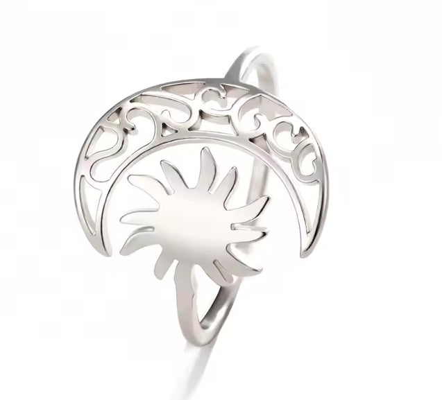 Bague Lune et Soleil N°8