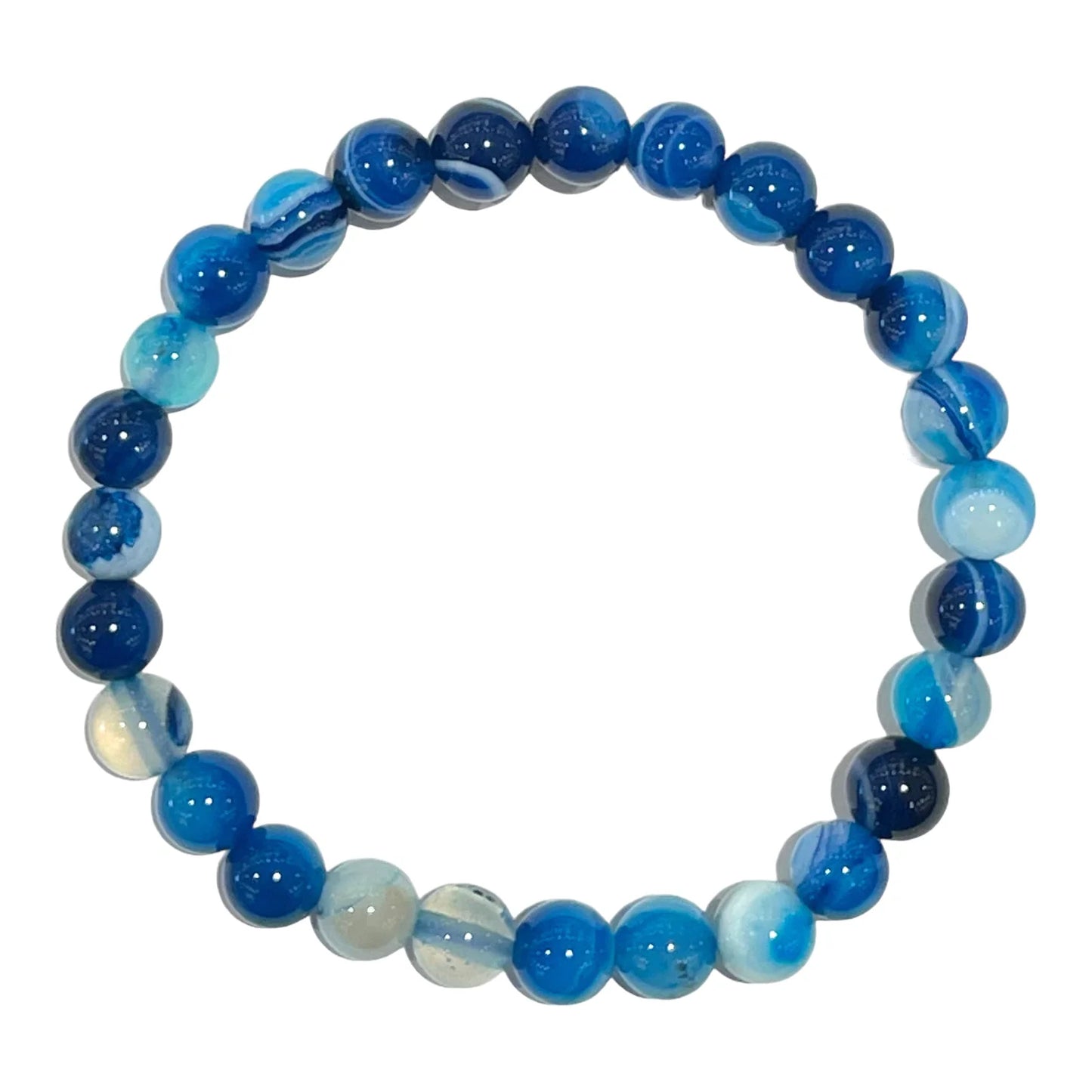 Bracelet Agate Bleue A