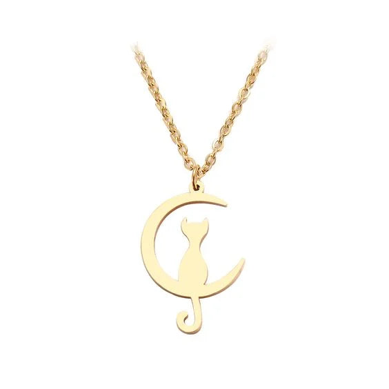 Pendentif Chat sur la Lune N°6