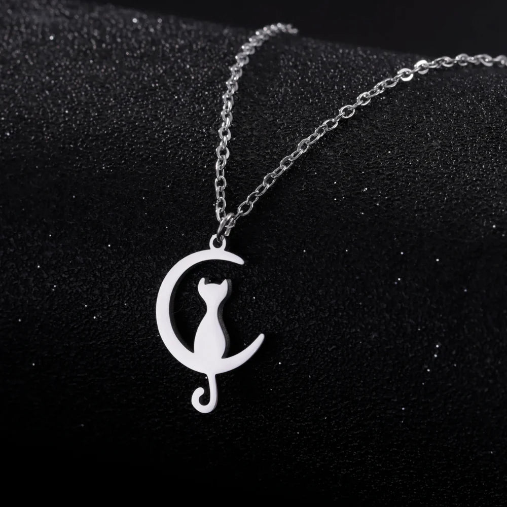 Pendentif Chat sur la Lune N°6