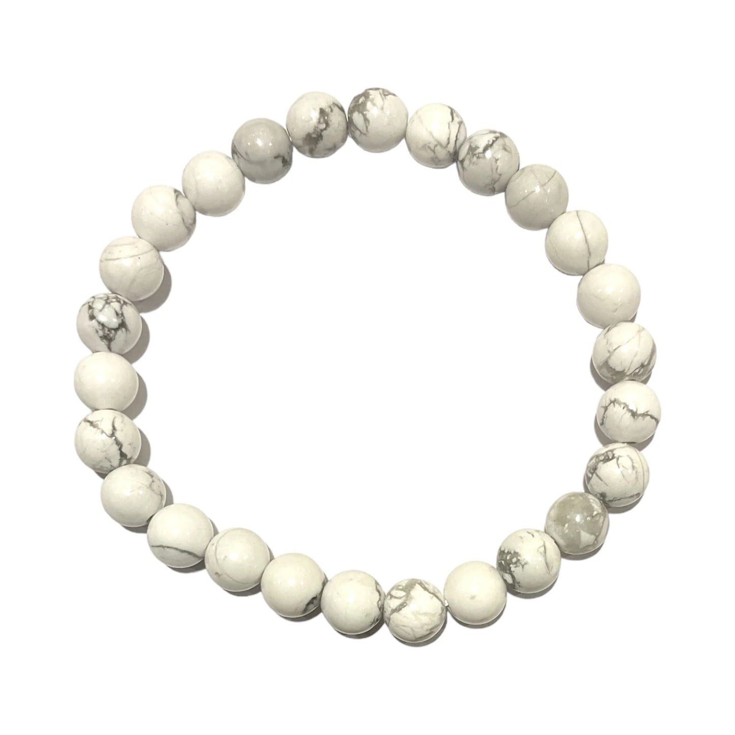 Bracelet Howlite Blanche A