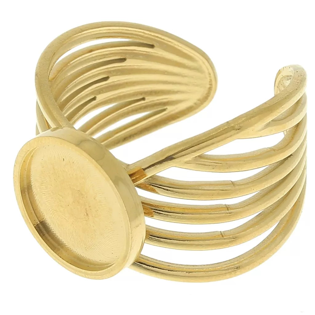 Bague Ines (ovale et ronde)
