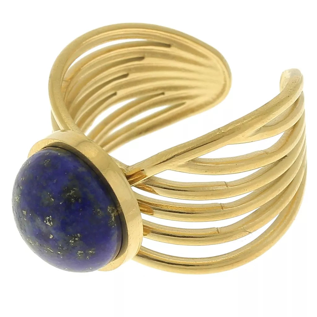 Bague Ines (ovale et ronde)