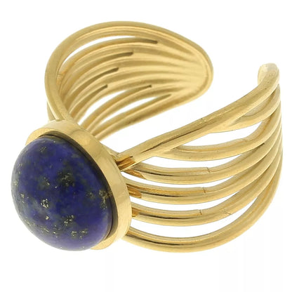 Bague Ines (ovale et ronde)