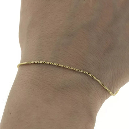 Chaines dorées Acier Inox - 50cm