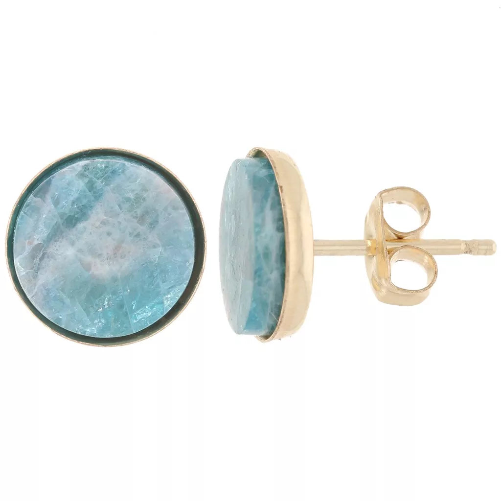 Puces d'oreilles Or Laminé