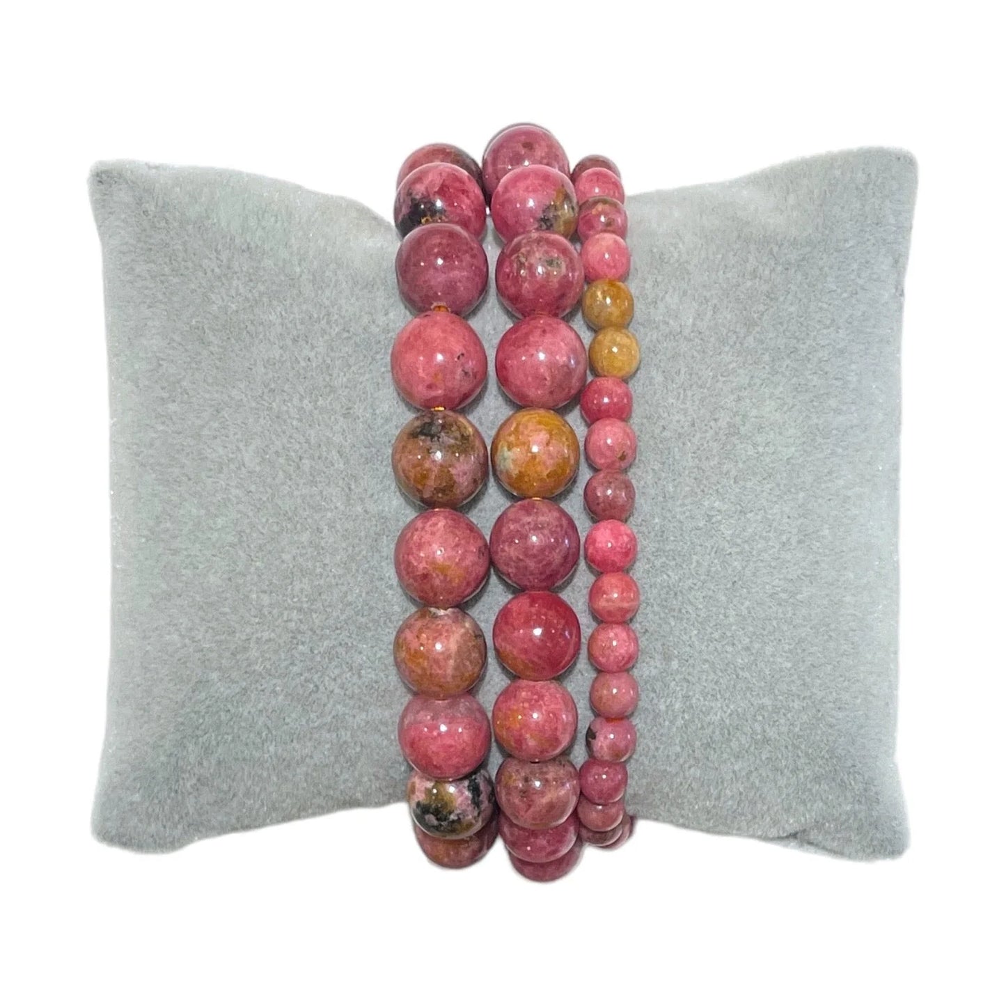 Bracelet Rhodochrosite AA (Brésil)