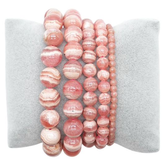 Bracelet Rhodochrosite Rose AA