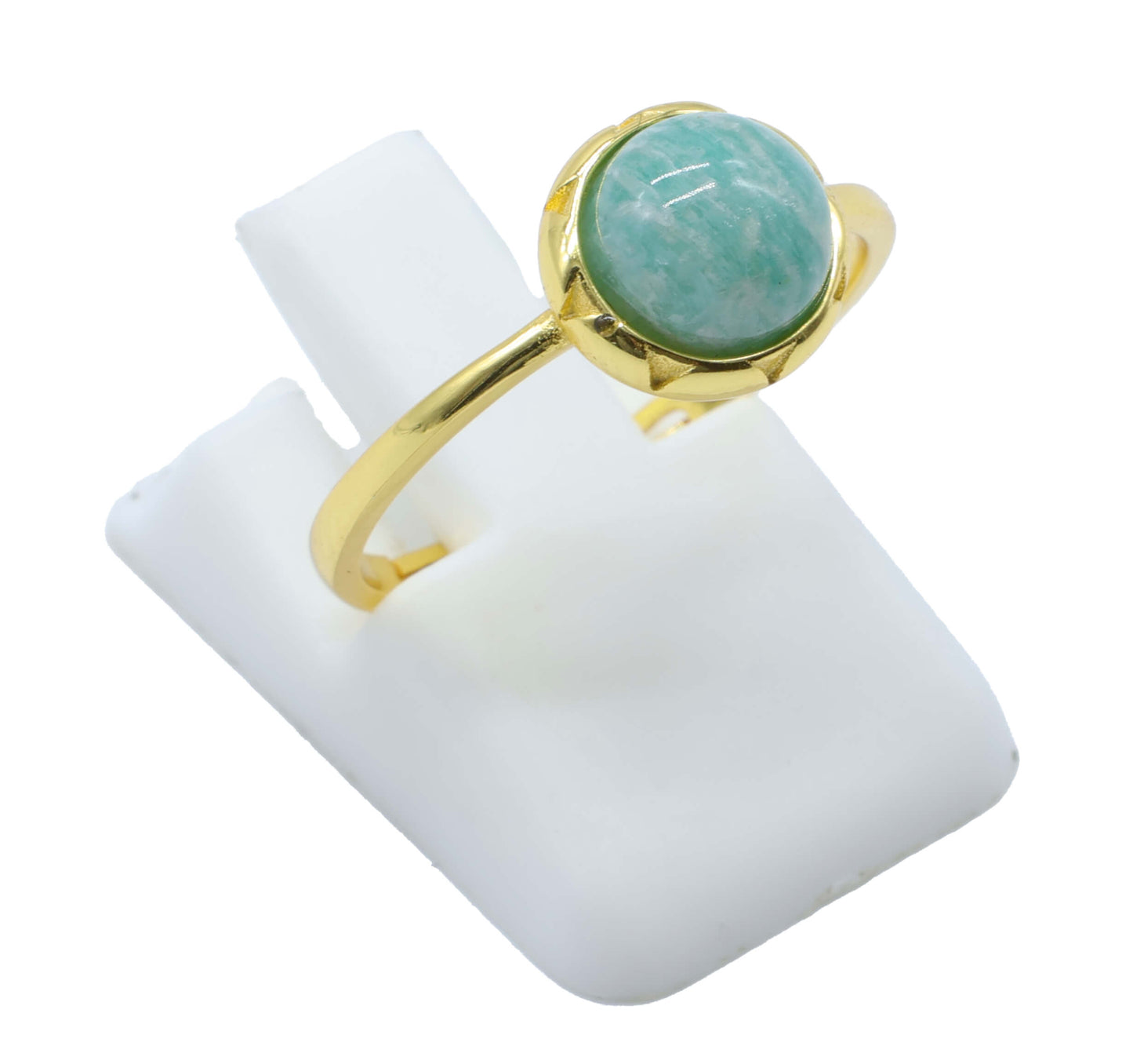 Bague Ronde Argent 925 Plaquée Or